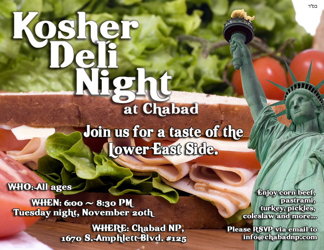 Kosher Deli Night